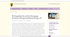 Desktop Screenshot of jva-rottenburg.de