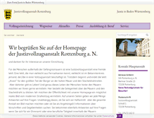Tablet Screenshot of jva-rottenburg.de